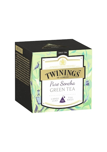 Twinings Pure Sencha Green Tea Bardak Poşet Çay 15'li