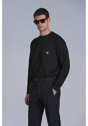 Lufian Erkek Grant Sweatshirt 112030154 Siyah Siyah