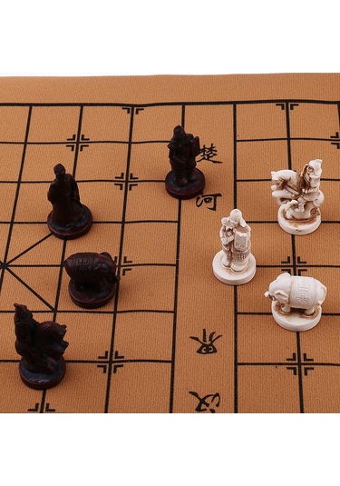 Dolıty Vintage Stereoskopik Çin Satrancı Katlanır Satranç Oyuncak