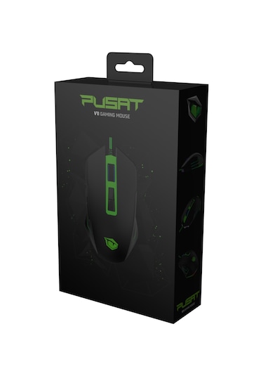 Pusat V11 10000 DPI Yüksek Performans 8 Tuşlu Kablolu RGB Oyuncu Mouse