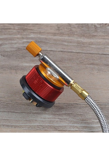 Kartuş Piknik Brülörü Kartuşlu Ocak Konserve Kutuları Adaptör Ocak Başı Dönüştürücü Kamp Konserve Kutuları Adaptörü Altın