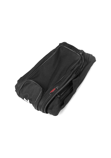 Jeehugo Siyah 120cm Üç Bölmeli Balıkçılık Çantası - Oxford Kumaş, Metal Reşetler Ve Sağlam Depolama