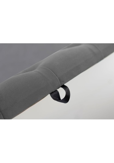 Vetra Chester Model Açık Gri Sandıklı Puf  Kapitoneli Model 140cm Sandıklı Bank