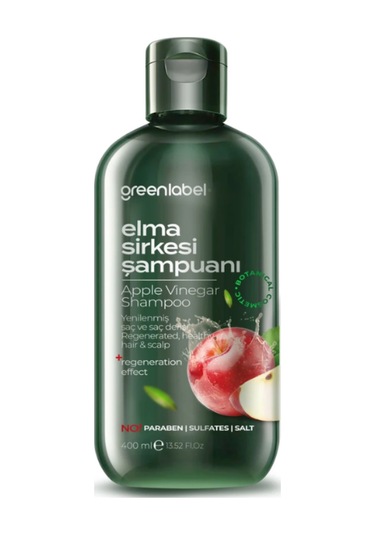 Greenlabel Elma Sirkesi Şampuanı 400 ML