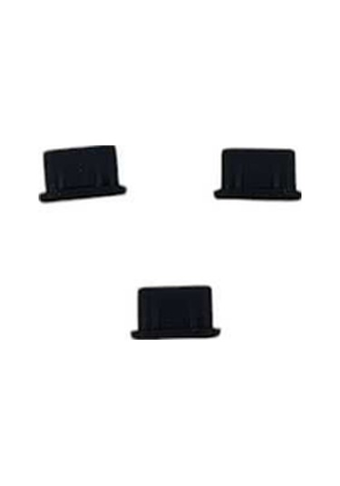 Tüm Type-c Telefonlara Uyumlu Toz Ve Kir Önleyici Şarj Soketi Koruyucu Tıpa Slikon 3 Adet Siyah