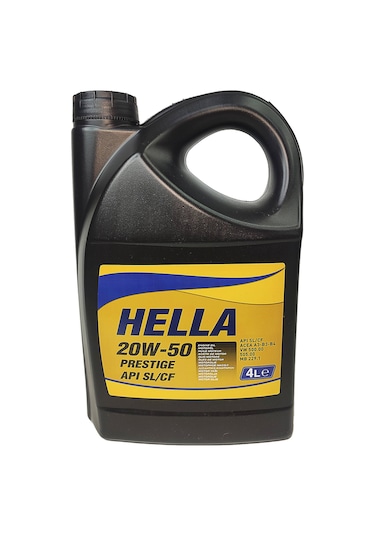 Hella Prestige API SL/CF 20W-50 Motor Yağı 4 L