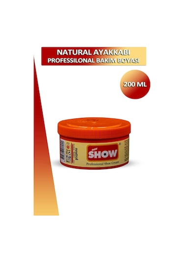 Bağcık + Show Professional Krem Ayakkabı Bakım Boyası 200 Ml Set 001