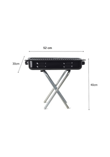 Seyyar Portatif Orta Boy Barbekü Mangal