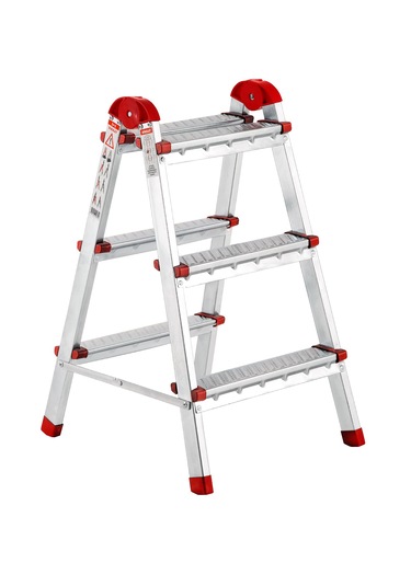 Çift Çıkışlı Katlanabilir Ev Tipi Merdiven 3+3