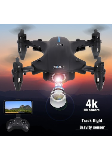Honmex H2 Mini Katlanabilir Drone: 4k Ön Kameralı, Hız Kontrolü, Headless Mod Ve İzleme Uçuşu Özellikleriyle Basit Kontrol