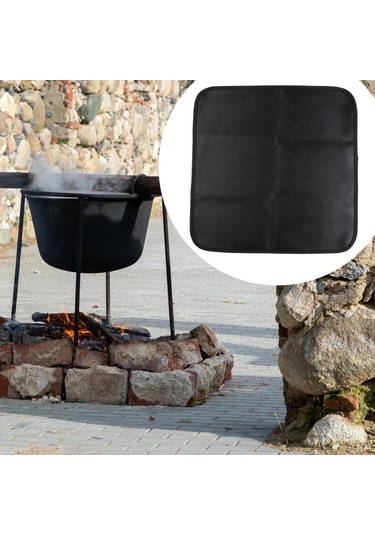 Suntek Şömine Matı Yangına Dayanıklı Izgara Altı Patio M