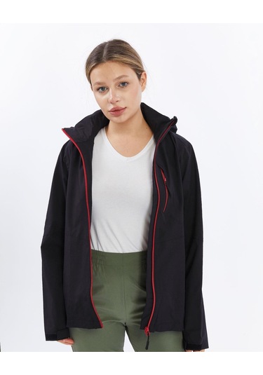 Mapamyumco Windbreaker Kadın Ceket-siyah Siyah