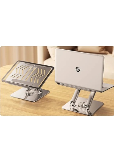 Rtako Rs-cp84 Tablet-laptop 360 Derece Döner Braket Stand - Siyah Siyah