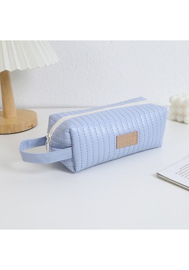 Romeo Mora Büyük Kapasiteli Kalem Çantası Japon Tarzı Basit Kız Gibi Kalp Kız Ilkokul Öğrencisi Kırtasiye Çantası Yüksek Görünüm Basit Kırtasiye Kalem Kutusu Az4jj9 Bej - Açık Mavi