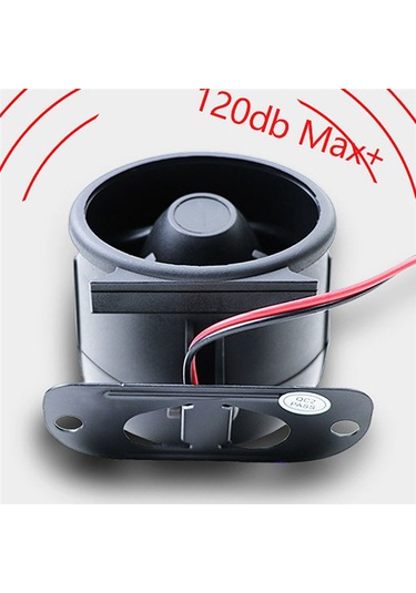 Anjiexun Araba Hırsızlık Önleyici Korna Sireni, Korna Alarmı 12v Tweeter Alarmı