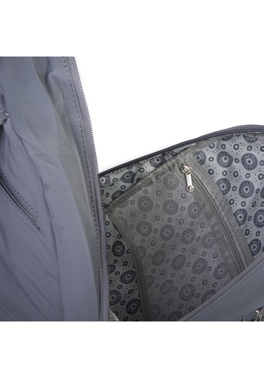 Nas Bag Unisex Büyük Boy Hafif Çok Gözlü Sırt Çantası Gri Gri