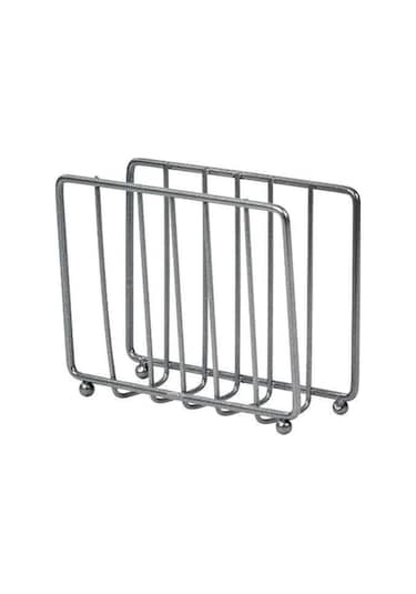 Edora Home Gümüş Masa Üstü Metal Paslanmaz Kafesli Peçetelik - Lüks Sunum, Dekoratif