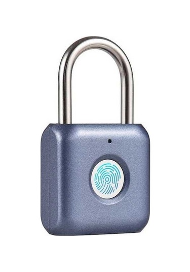 Createtech Usb Sırt Çantası Kilitli Parmak İzi, Güvenlikli Mini Bagaj Kilidi, Ipx2 Suya Dayanıklı