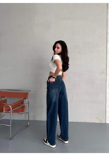 Maison Meda Denim De Yeni Siluet: Lacivert Baggy Lacivert