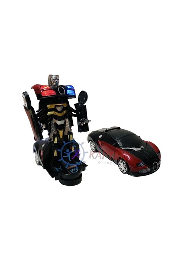 Transformers Robota Dönüşen Pilli Bugatti Oyuncak Araba