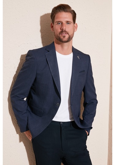 Buratti 535638814 Nipoye Erkek Ceket Koyu Lacivert