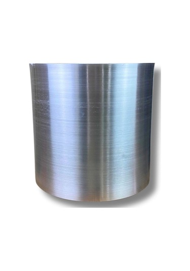 Cihan Çiçekçilik Galvaniz Saksı 12x12 Paslanmaz Metalik  Çelik