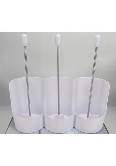 Wenko Fılıa 3'lü Şişe Kurutma Rafı Beyaz