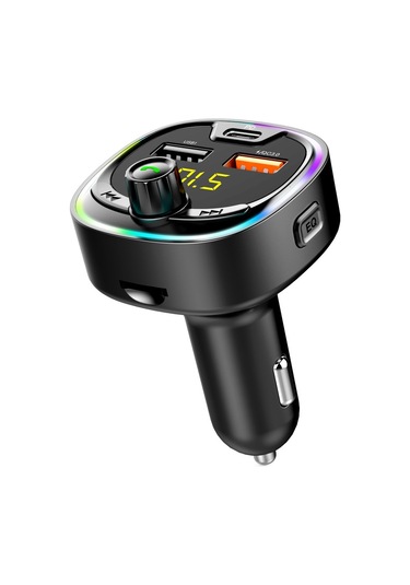 Bt08d Fm Verici Eller Serbest Araç Kiti Mp3 Ses Çalar İle Qc3.0 + Pd18w 5a Otomatik Hızlı Şarj Fm Modülatör