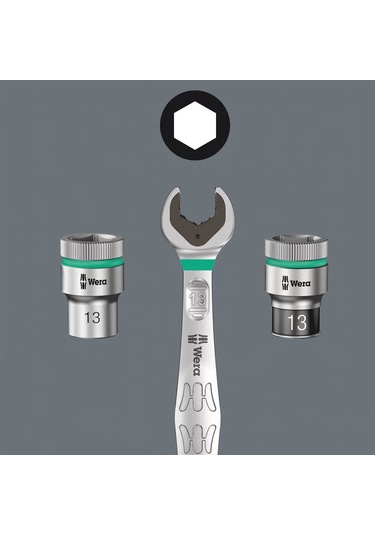 Wera 6003 Joker 5 Set 1 Açık Ağız Yıldız Kombine Anahtar Seti