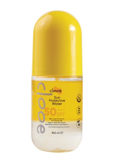 Clooe Vegan Çift Fazlı Çok Yüksek Korumalı Güneş Suyu SPF50 100 ML
