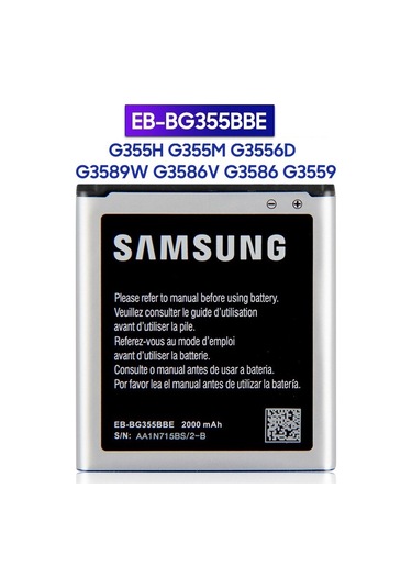 Samsung Galaxy Uyumlu Core 2 A Kalite Pil Batarya Sm-g355 A Kalite Batarya Sku124554