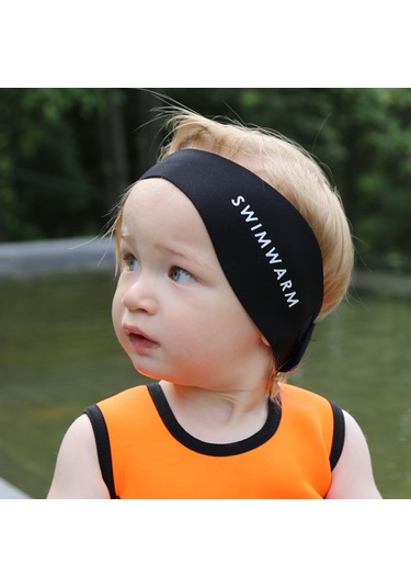 Owli Swimwarm Kulak Koruyucu Bebek Siyah Siyah