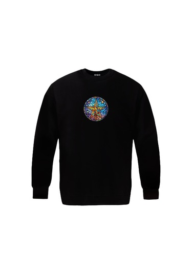 Ogc Yıldız Unisex Sweatshirt Siyah