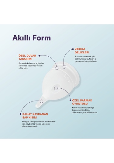 Irie Adet Kabı Regl Kabı Menstrüel Kap Menstrual Cup [[Regular Transparan]]