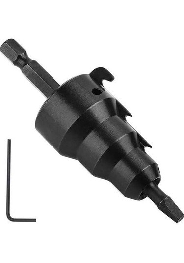 Dancemonkey Dayanıklı Emt Boru Eğeleme Aleti - Hızlı Delme Çözümü 1/2, 3/4, 1 İnç Borular İçin