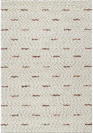 Cool Halı Elegance 06 Krem Doğal Yün Kazak Örgü Desenli El Dokuma Örgü Halı