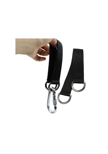 Suntek 2'li Askı Seti 220 Lbs Salıncakları Hamakları Yukarı Siyah