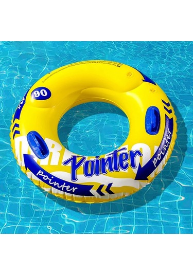 Havuz Kaplı Kalınlaşmış Kolu İle Yüzme Simidi Şamandıra Yüzme