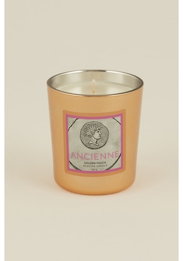 Karaca Home Pop Art Koleksiyonu Ancienne Golden Touch Kokulu Mum Turuncu
