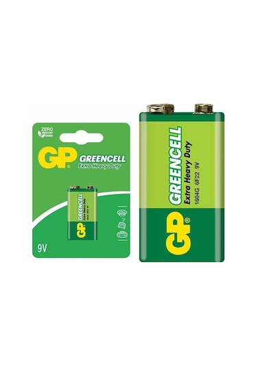 Gp 1604glf Greencell 9 Volt Pil Tekli