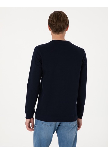 Pierre Cardin Erkek Lacivert Sweatshirt 50314054-vr033 Lacivert