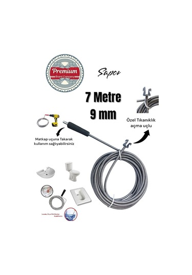 Lavabo Gider Açıcı Matkap Özel Uçlu Kanal Susta Matkap Ucuna Takarak Kullanabilirsiniz