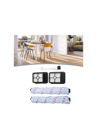 Novahub Bissell Crosswave 1713n 2225 Elektrikli Süpürge İçin Yedek Rulo Fırça Filtresi