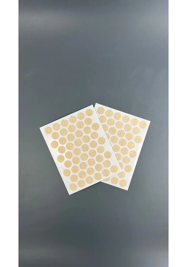 Mebel'naa Furnitura Mystery Kendinden Yapışkanlı Mobilya Tapanı D-14 Mm 100 Adet 361188770 Süt Rengi Meşe