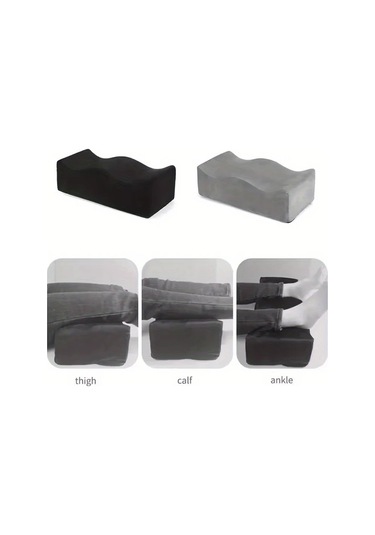 Elmpaly Siyah Taşınabilir Kalça Şeklinde Bbl Oturma Yastığı Hafif Bel Desteği Siyah