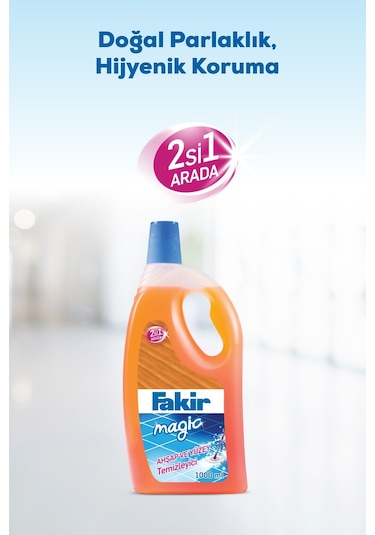 Fakir Magic 2'si 1 Arada Ahşap ve Sert Yüzey Temizleyici 1 L