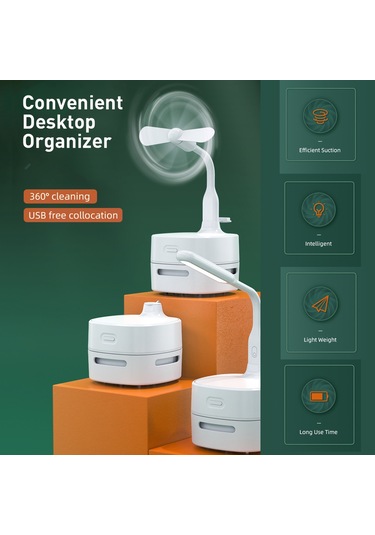 Shineyee Kablosuz Mini Masa Süpürgesi - Şarj Edilebilir, Klavye Ve Masalar İçin Pratik Temizlik