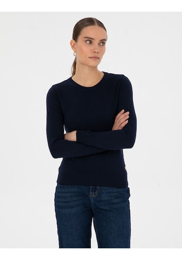 Pierre Cardin Kadın Lacivert Kazak /triko 50315758-vr033 Lacivert