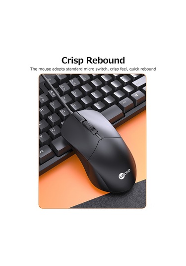 Jeemson Lecoo Cm101 Kablolu Klavye-fare Seti: Ergonomik Tasarım, Plug & Play, Geniş Uyumluk Windows Desteği Diğer