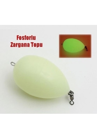 Raba 60gr. Fosforlu Glow Bulrag Ağır Şamandıra, Fırdöndülü Zargana Topu